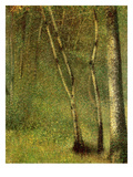 In the Forest at Pontaubert Giclee Print by Georges Pierre Seurat