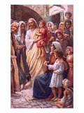 The Lord Blessing the Children Lámina giclée por Harold Copping The Lord Blessing the Children Lámina giclée por Harold Copping