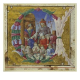 Massacre of the Innocents, Cremone, Late 15th Century (Vellum) Giclee Print by  Italian