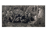 The Legend of the Briar Rose: the Council Room, Pub. by Thomas Agnew and Sons, 1890 (Photogravure) Giclee Print by Sir Edward Coley Burne-Jones