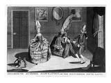 Boarding School Education or the Frenchified Young Lady, 1839 (Etching) Giclee Print by Matthew or Matthias Darly