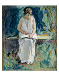 Girl Reading (Oil on Canvas) Giclee Print by Henri Lebasque