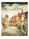 Castle Courtyard, Innsbruck (W/C) Giclee Print by Albrecht Dürer