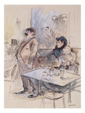 Absinthe, C.1885 (W/C and Gouache on Paper) Reproduction procédé giclée par Jean Louis Forain