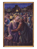 The Kiss of Judas, End of 15th Century (Vellum) Giclee Print by Jean Bourdichon