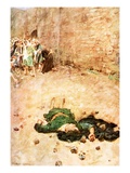 The Stoning of Stephen Giclee Print by William Hatherell