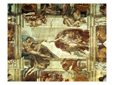 The Creation of Adam, Detail from the Sistine Ceiling, 1511-12 (Fresco) Giclée-Druck von Michelangelo Buonarroti