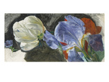 A Study of Flowers (Oil on Paper) Giclee Print by Emily Stannard