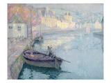 Clear Morning, Quimperle, 1923 (Oil on Canvas) Reproduction procédé giclée par Henri Eugene Augustin Le Sidaner
