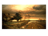 In the Evening it Shall Be Light, 1882 Giclee Print by Benjamin William Leader