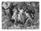 Undine, Engraved by Charles W. Sharpe (1818-99) 1855 (Etching) Giclee Print by Daniel Maclise