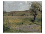 Summer Landscape (Oil on Canvas) Giclee Print by Jules Bastien-Lepage
