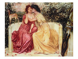 The Lovers Giclee Print by Simeon Solomon
