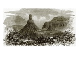 Chimney Rocks, on the Banks of the Columbia River Giclee Print by  English