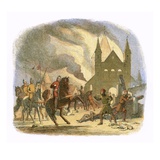 William I Receiving a Fatal Hurt at Mantes Giclee Print by James E. Doyle