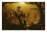 Kirkstall Abbey, Yorkshire, 1877 (Oil on Canvas) Giclee Print by William Henry James Boot