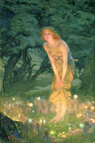 Midsummer Eve (W/C on Paper) Giclee Print by Edward Robert Hughes