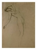 Study for 'Clyties of the Mist' (Chalk on Paper) Giclee Print by Herbert James Draper