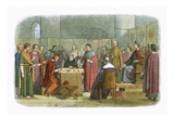 Edward Acknowledged as Suzerain of Scotland Giclee Print by James E. Doyle
