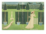 Book Jacket Design for 'A Floral Fantasy in an Old English Garden' by Walter Crane, C.1890S (Litho) Giclee Print by Walter Crane