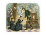 King Edward Iv and Lady Elizabeth Grey Giclee Print by James E. Doyle