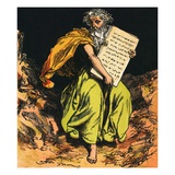 The Ten Commandments Giclee Print by  English