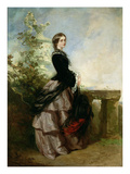 Portrait of a Lady (Oil on Canvas) Giclee Print by Richard Buckner