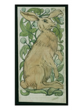 Hare (W/C on Paper) Giclee Print by William De Morgan
