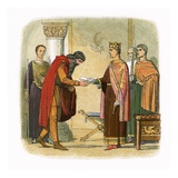 Henry Authorizes Dermod to Levy Forces Giclee Print by James E. Doyle