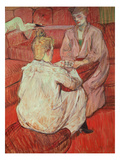 The Card Players, C.1893 Giclee Print by Henri de Toulouse-Lautrec