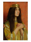 La Reine Clothilde (Oil on Canvas) Giclee Print by Thomas Cooper Gotch