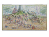The Fairy Tree (W/C) Giclee Print by Richard Doyle