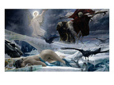 Ahasuerus at the End of the World (Oil on Canvas) Giclee Print by Adolph Hiremy-Hirschl