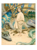 The Child in the World (W/C on Paper) Giclee Print by Thomas Cooper Gotch