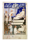 Frontispiece to Petrarch's Copy of Maurius Servius Honoratus's `Commentary on Virgil', 1340 Giclee Print by Simone Martini