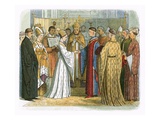 Marriage of King Henry V and Katherine of France Giclee Print by James E. Doyle