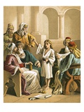 Jesus Disputing with the Doctors Reproduction procédé giclée par  English