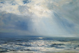 A Sunbeam over the Sea, 1890 (Oil on Panel) Giclee Print by Henry Moore