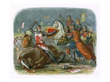 Death of De Montfort Giclee Print by James E. Doyle