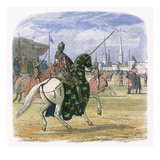 King Richard Ii Stops the Duel Between Hereford and Norfolk Giclee Print by James E. Doyle