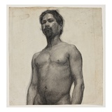 Study of a Negro Man. C.1891 (Charcoal and Pastel on Cream Laid Paper) Giclee Print by Henry Ossawa Tanner