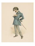 Montague Tigg, Illustration from 'Character Sketches from Charles Dickens', C.1890 (Colour Litho) Giclee Print by Joseph Clayton Clarke