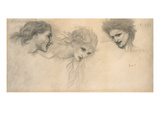 Crudelitas and Saevitia (Platinotype) Giclee Print by Sir Edward Coley Burne-Jones