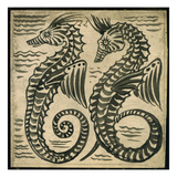 Sea-Horse (W/C on Paper) Giclee Print by William De Morgan