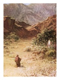 Moses and the Burning Bush Giclee Print by William Brassey Hole