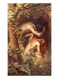 Adán y Eva Lámina giclée por Harold Copping Adán y Eva Lámina giclée por Harold Copping