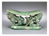 Pillow, Late 12th Century (Celadon with Inlaid Slip Decoration) Giclee Print by  Korean