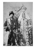 Tsar Nicholas Ii and Tsaritsa Alexandra in Full Coronation Regalia, May 1896 (B/W Photo) Lámina giclée por Russian Photographer Tsar Nicholas Ii and Tsaritsa Alexandra in Full Coronation Regalia, May 1896 (B/W Photo) Lámina giclée por Russian Photographer