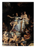 The King Governs, 1661 (Oil on Canvas) Giclee Print by Charles Le Brun