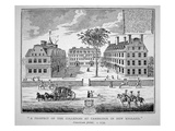 Harvard College, Cambridge, Massachusetts C.1739 (Litho) Giclee Print by  American